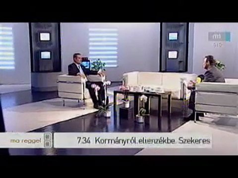 Vona Gábor - 2010. április 26, MTV - Ma reggel