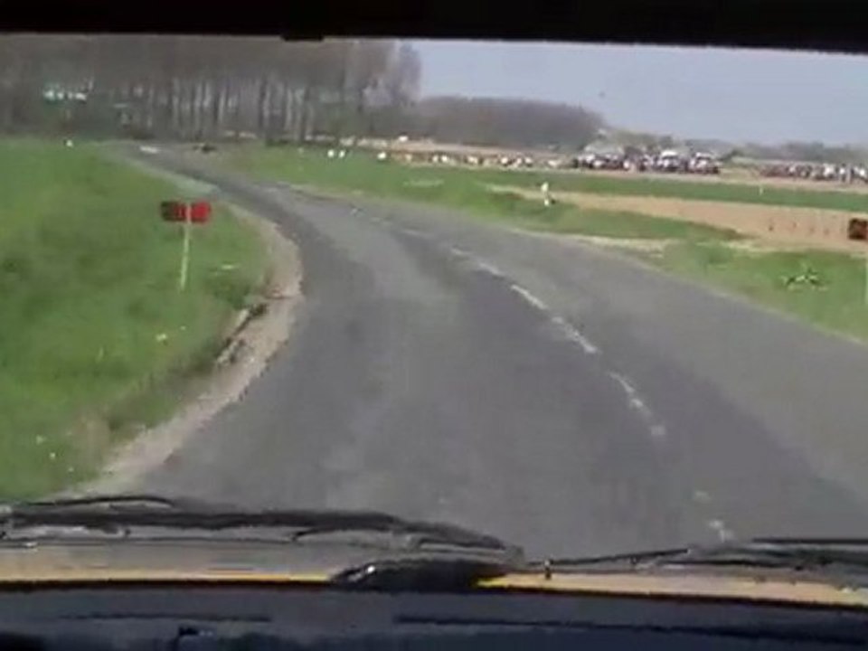 CAM EMBARQUEE ROMBLY2 RALLYE DE LA LYS 2010