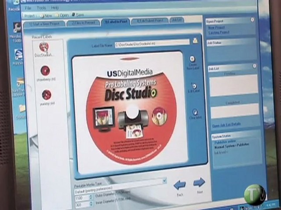Microboards PrintWrite Software in action by CDROM2GO