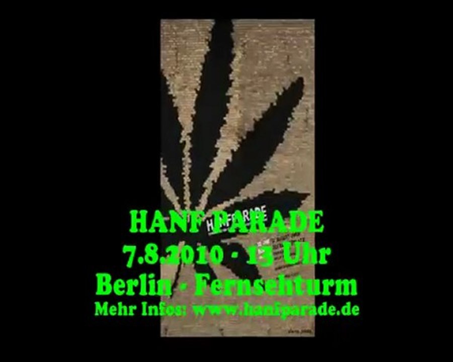 Cannabis ist weltkultur - hanfparade  2010 in berlin