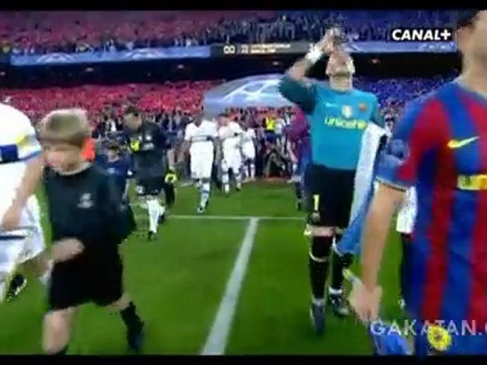 Video du tifo FC Barcelone Vs Inter Milan