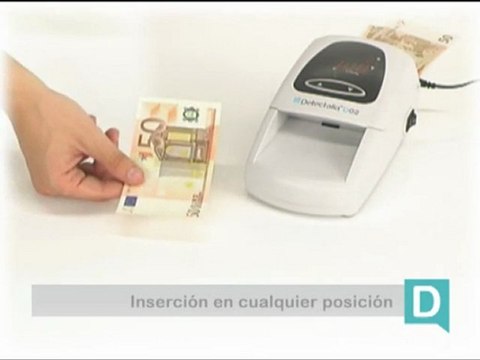 Detector de billetes falsos D02, D02+