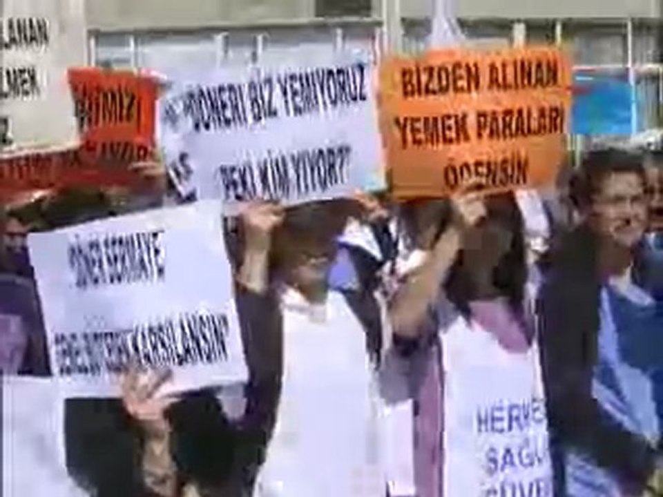 Hastanede eylem