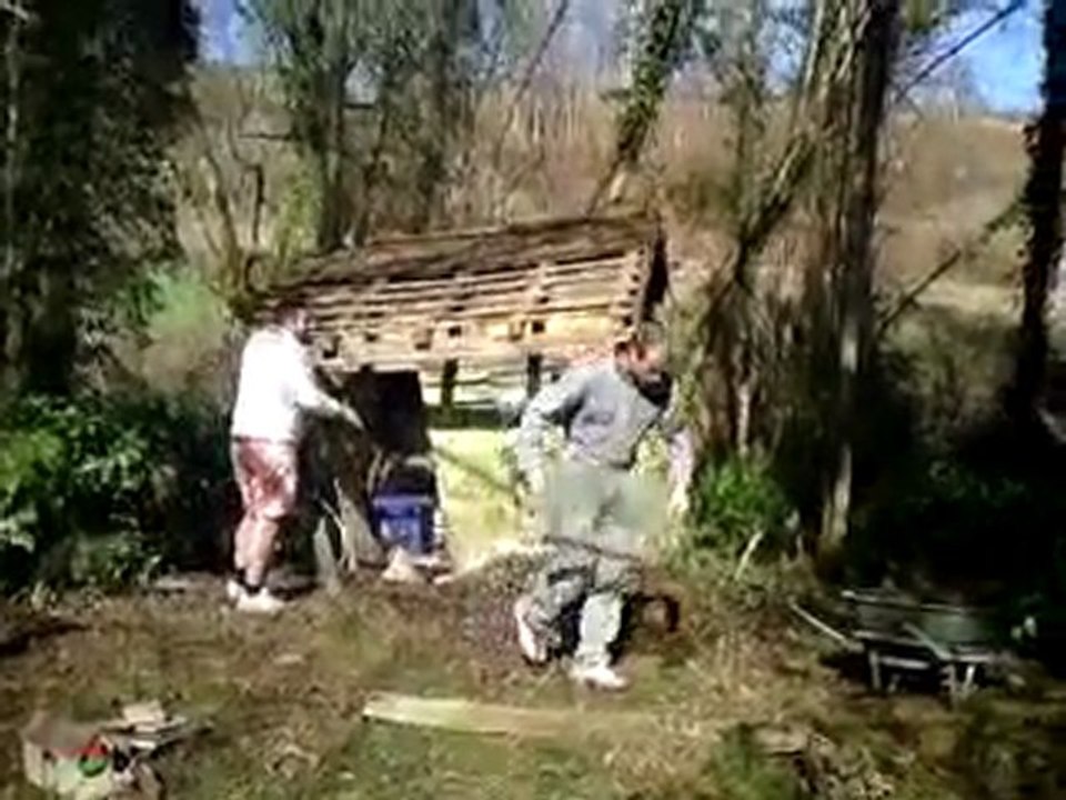 cabane destruction