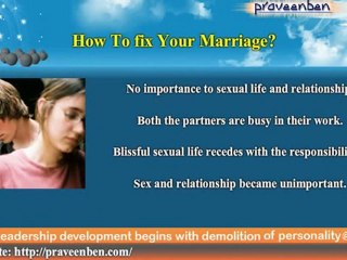 Find out the real problem to fix your marriage.