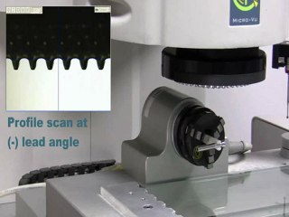 Mesure optique avec axe rotatif