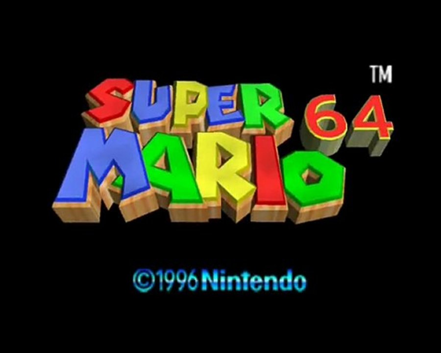 Super Mario 64 intro