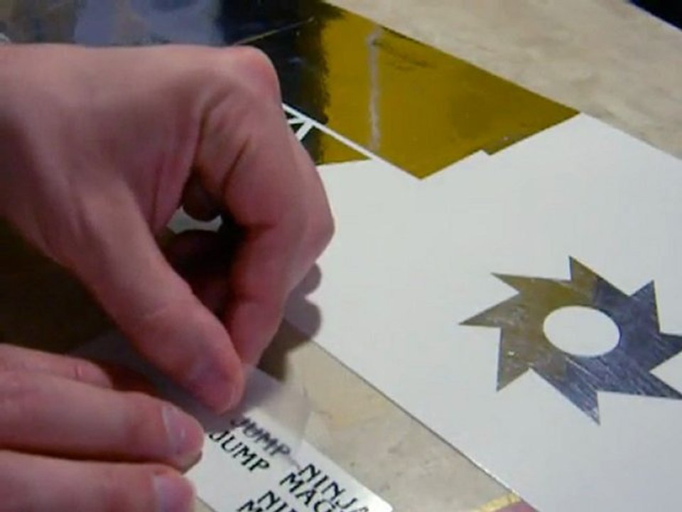 Creación de decoración del panel de control arcade "Shinobi"