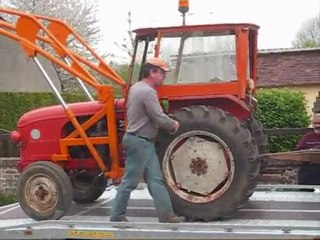 Dechargement de remorque