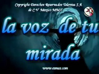 Entrada La voz de tu mirada