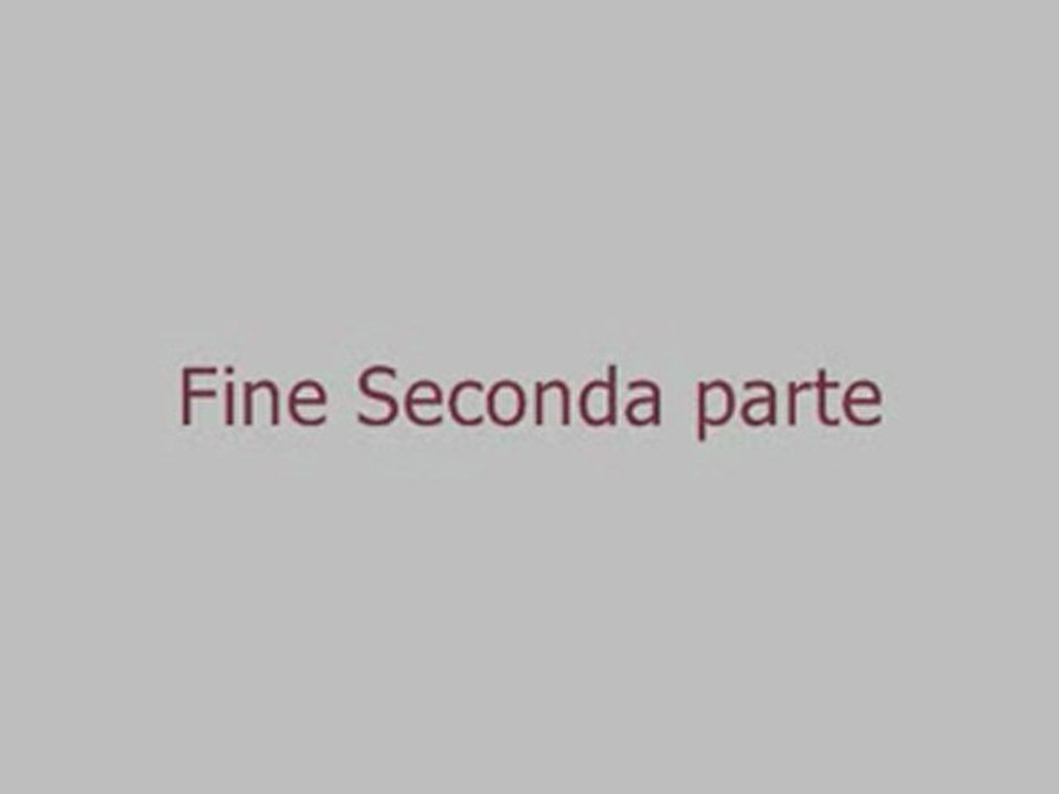 fine seconda parte