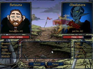 Setsuna VS Gladiators 29/04/2010