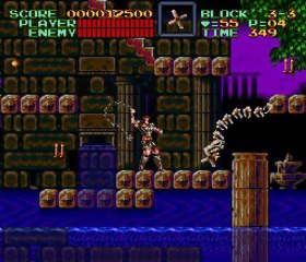 Let's Play Super Castlevania IV - 3a - Caves and waterfalls