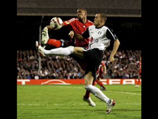 Fulham 2-1 Hamburg Petric free-kick, Davies great-finish