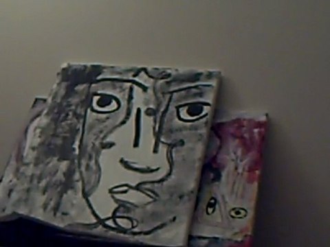 Encre de Chine et aquarelle sur toile (1/2)