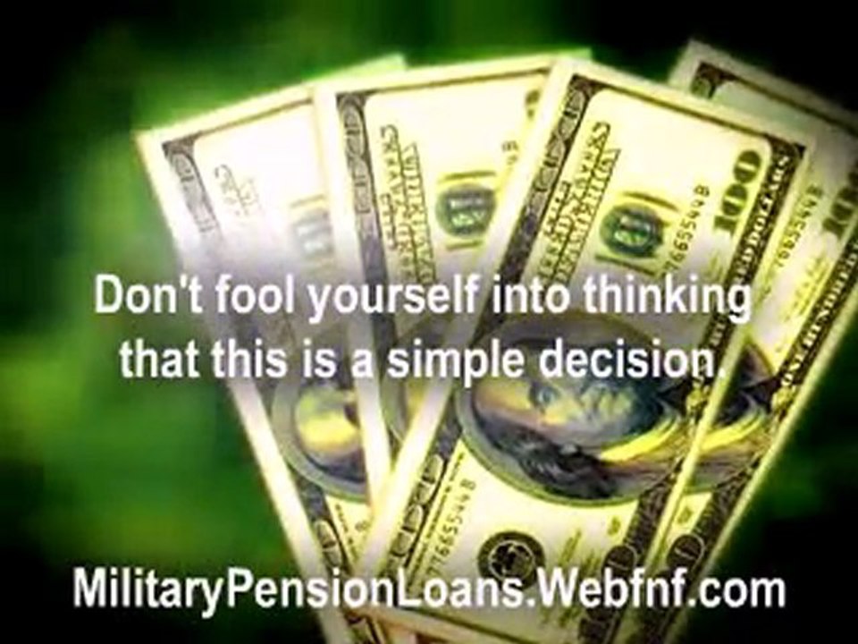 Military Pension Loans