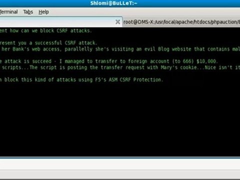 CSRF Prevention with F5's BIG-IP ASM v10.2
