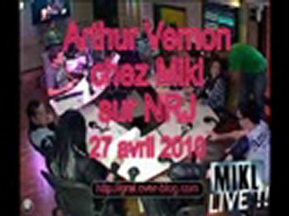 Arthur Vernon en live chez Mikl sur NRJ !