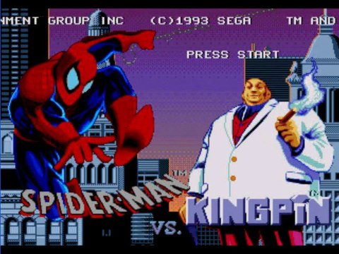 spider-man vs kingpin [mega-cd] videotest