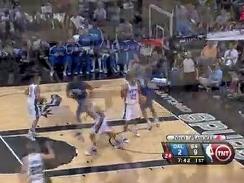 Caron Butler gives a nice little ball fake and hits the runn