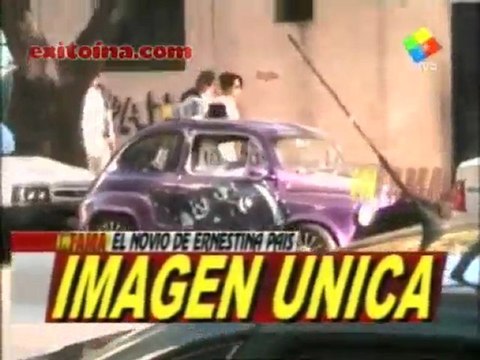 Ernestina Pais y su novio