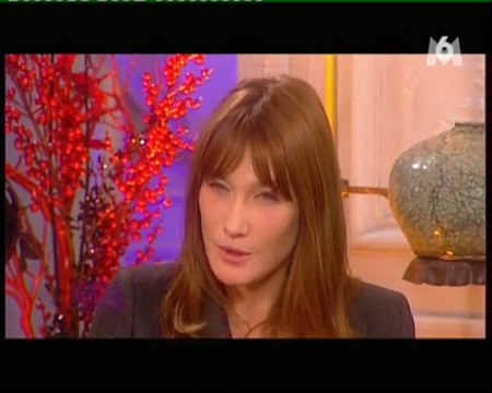 2008-12-18 M6 Carla Bruni en toute liberté (1/2)
