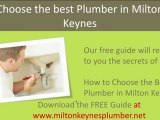 Milton Keynes Plumber - Choose the best Plumber in MK