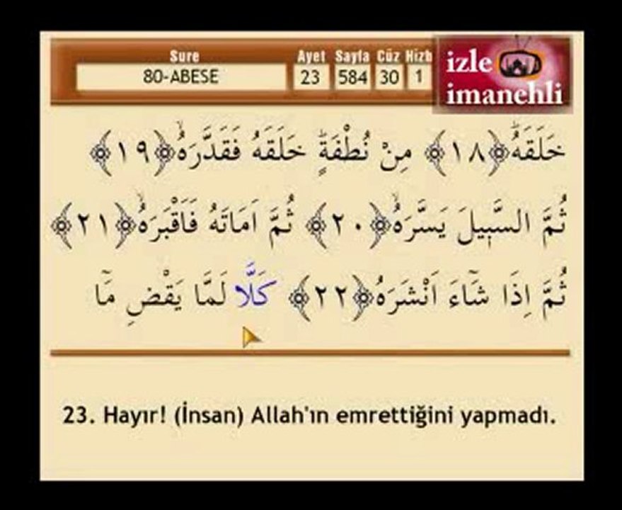 ABESE suresi - mehmet eminay