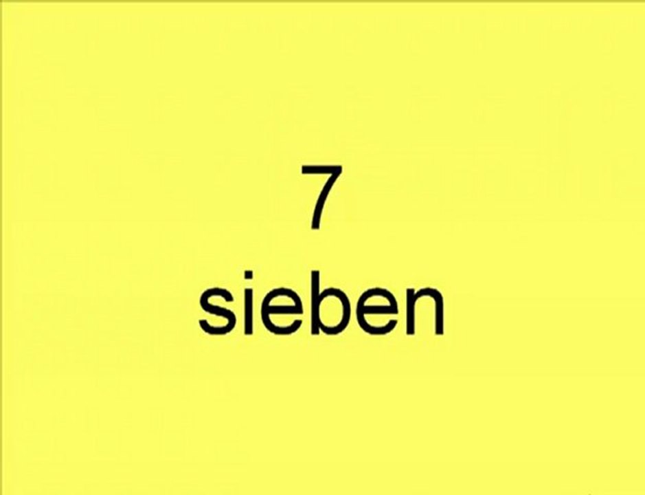 Teach yourself German Phrases - Counting to 10 In German