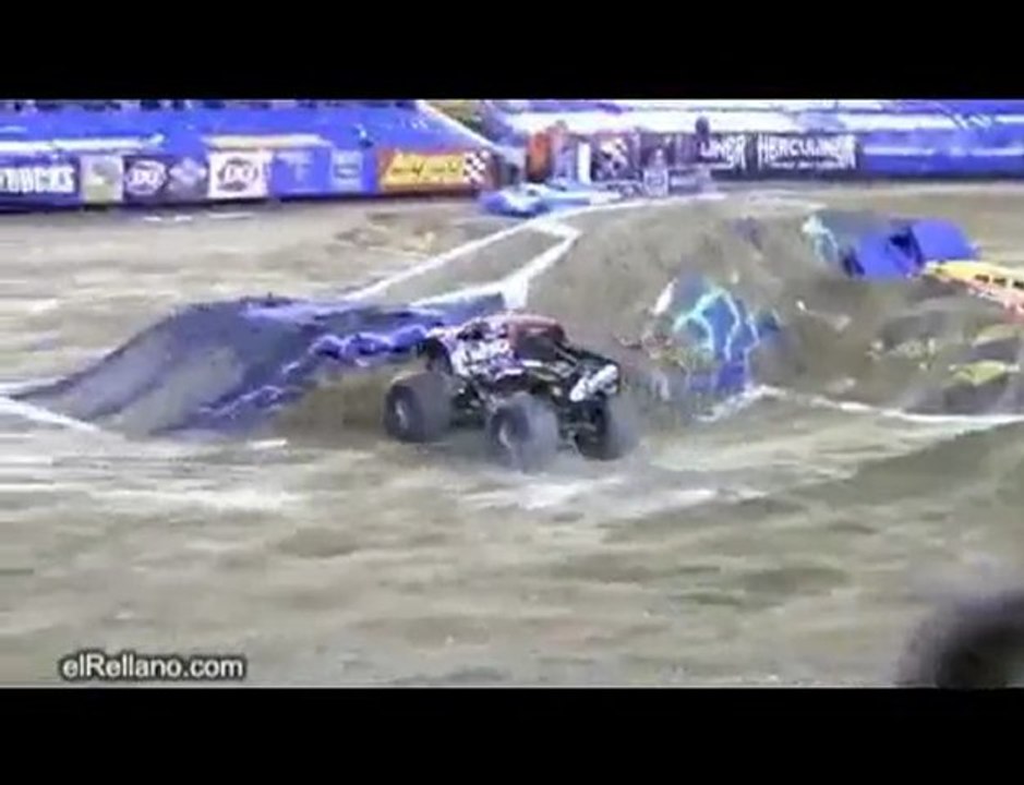 monster truck backflip
