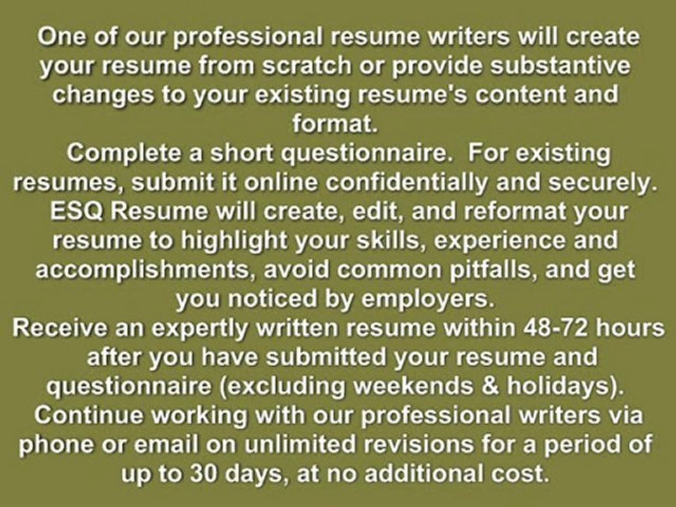Attorney Resume Example