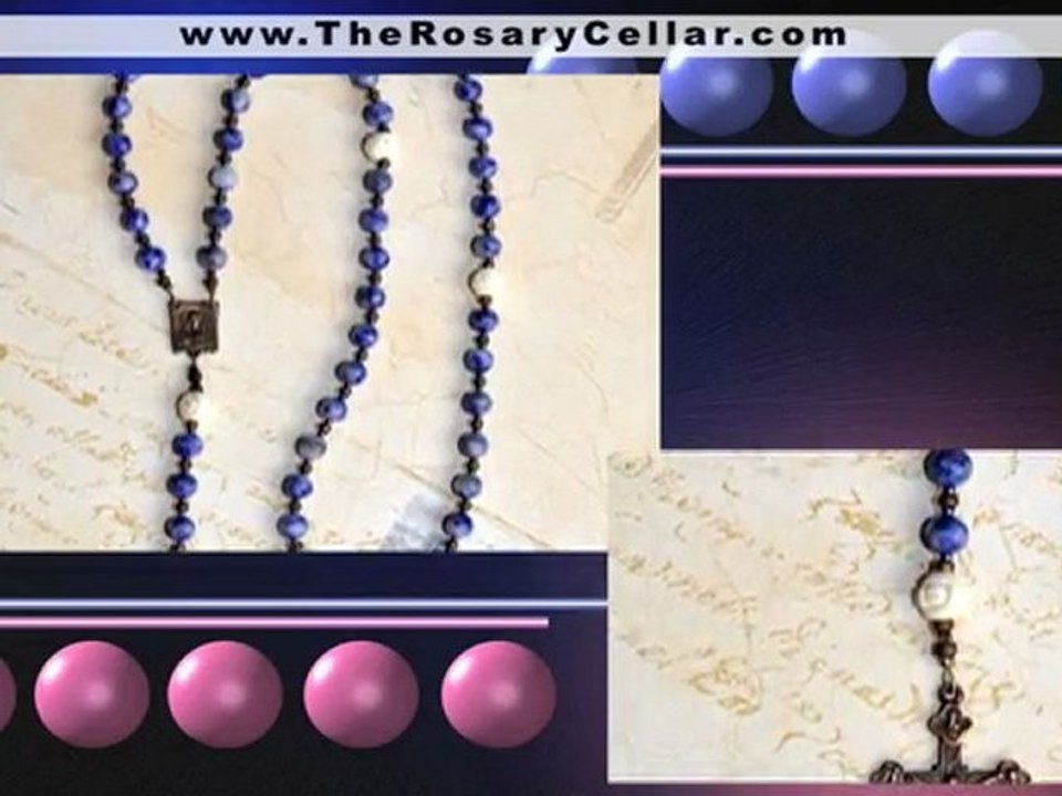 Handmade Wedding and Ladder Rosaries at rosary cellar