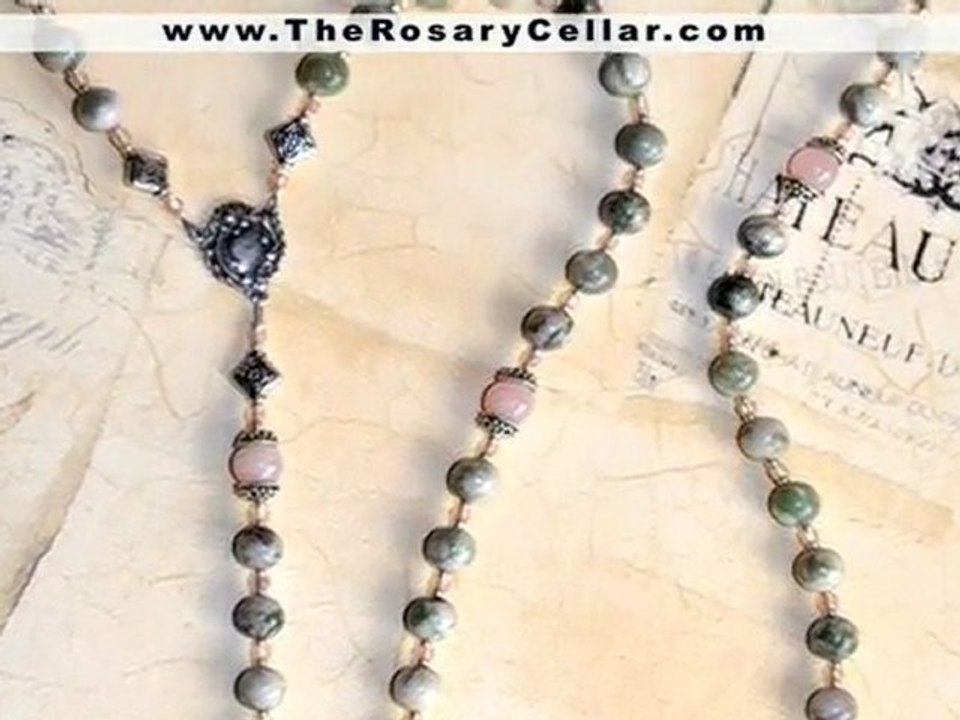 Custom Made Crystal Rosaries and Pearl Rosaries for Sale