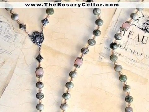Custom Made Crystal Rosaries and Pearl Rosaries for Sale