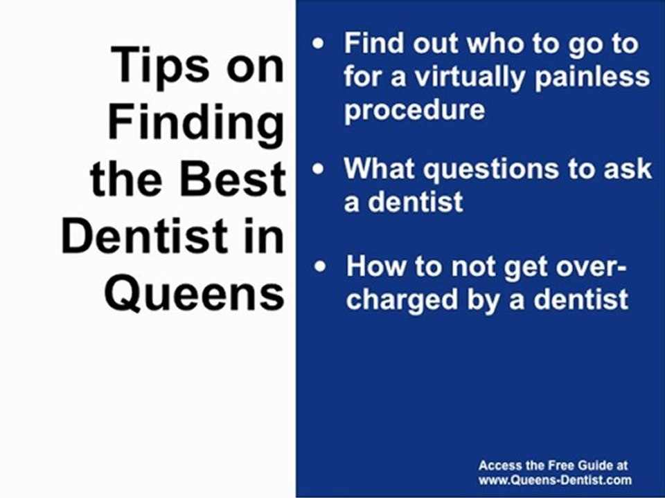 Queens Dentist Tips on Finding The Best Dentist In Queens N