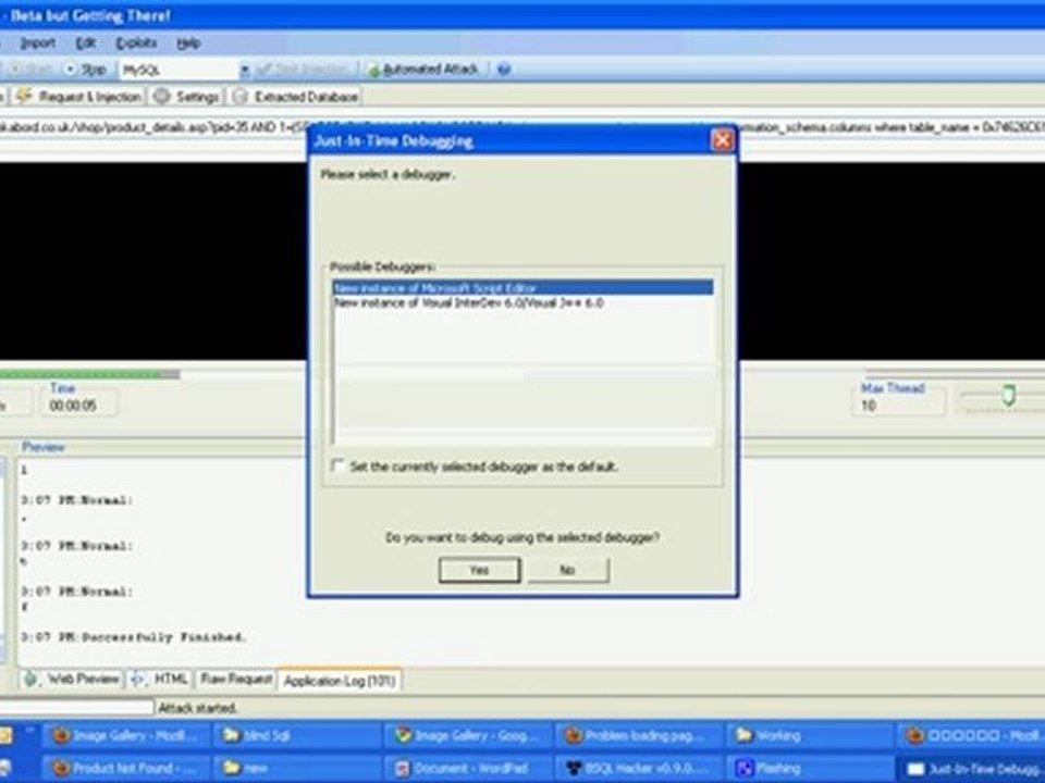 bsql hacker