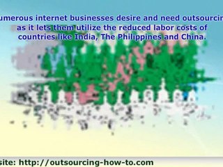 The very best part of outsourcing is a chance to use experts