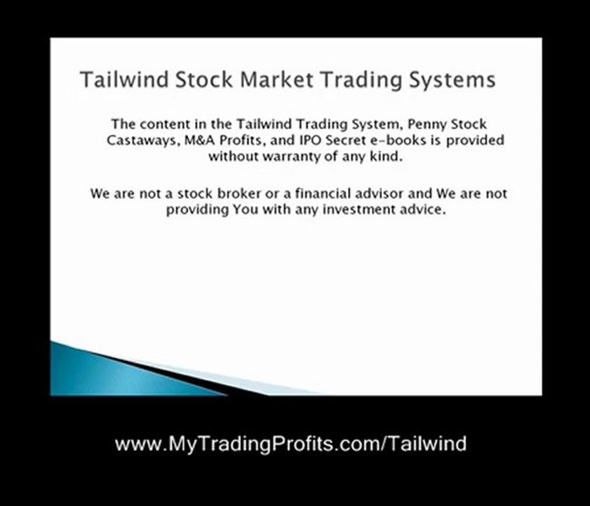 Tailwind Stock Market Trading System