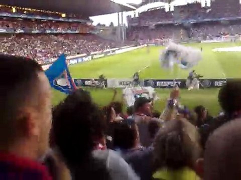 Qui ne saute pas n'est pas lyonnais avant match OL Bayern