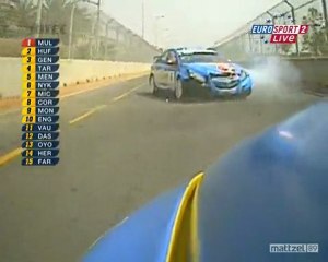 WTCC saison 2010 Marrakech Menu crash