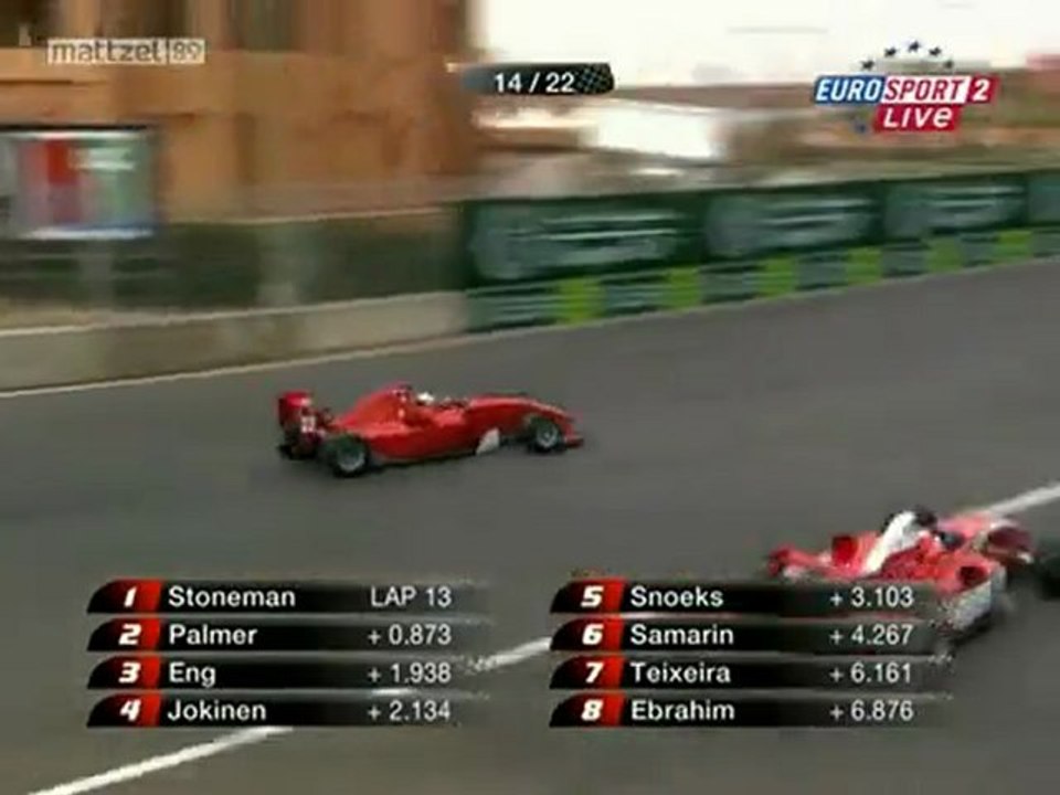 formule 2 maroc crash