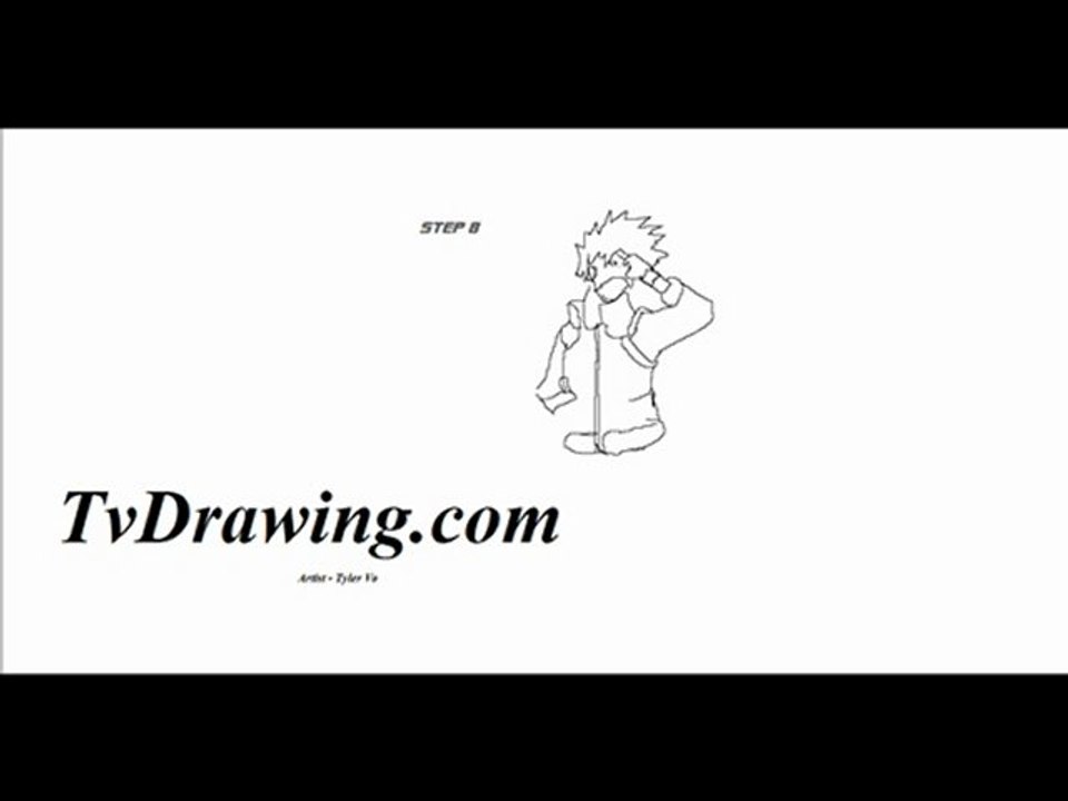 How to Draw Kakashi Sensei Hair Face Eyes Shippuden Sharin