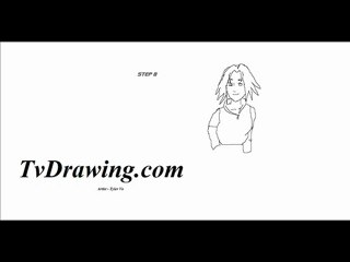 How to Draw Chibi Sakura (Body, Face, eyes) Shippuden Easy