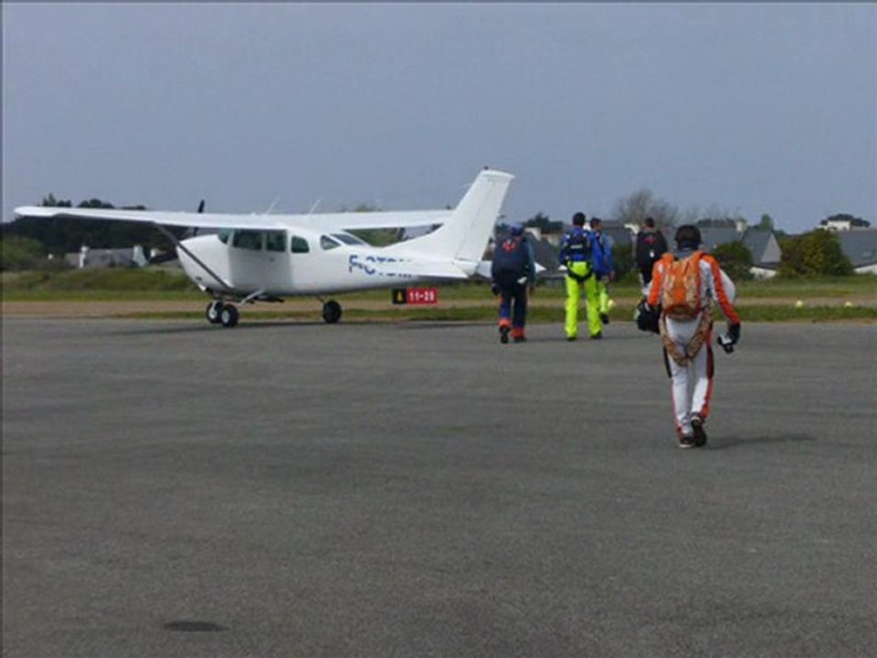 baptême en parachute (photos)