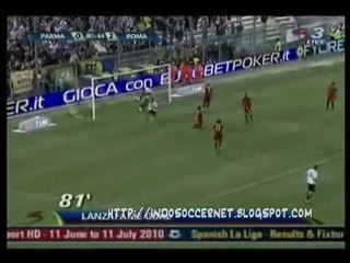 Parma vs AS Roma 1-2 Highlights Serie A 01/05/10