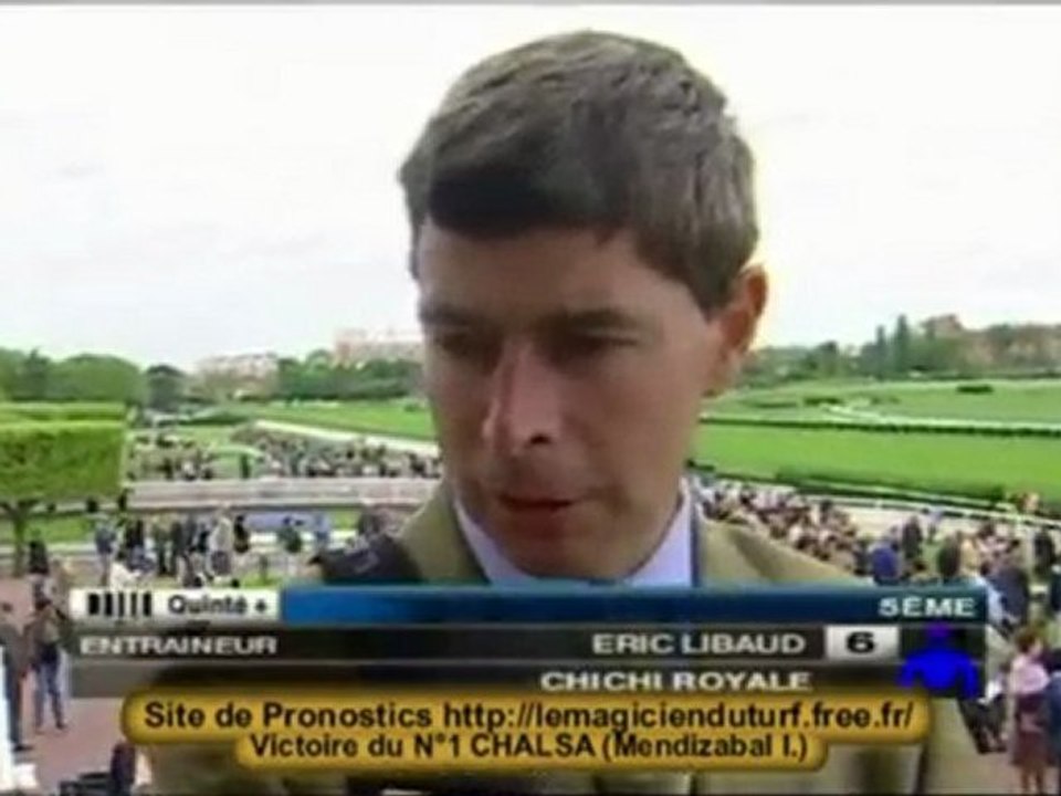 Vidéo Quinté a Saint-Cloud Samedi 1 mai PRIX DE JARDY