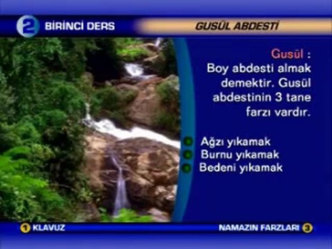 Namaz Hocası 1.Ders - Namaz, Gusül ve Teyemmüm Abdesti