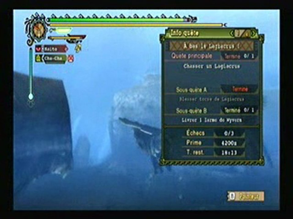 monster hunter 3 - Saito vs Lagiacrus EPIC WIN - Partie 2
