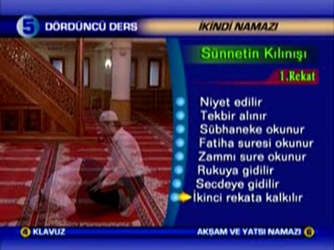 Namaz Hocası 4.Ders - Öğle ve İkindi Namazları