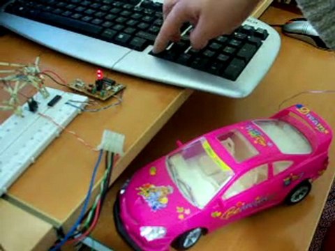 Bilgisayarla uzaktan kumandalı araç kontrolü